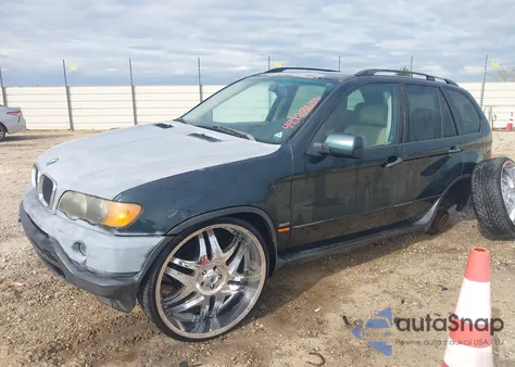 2001 BMW X5 3.0 из США, поврежденный, VIN WBAFA53551LM71506